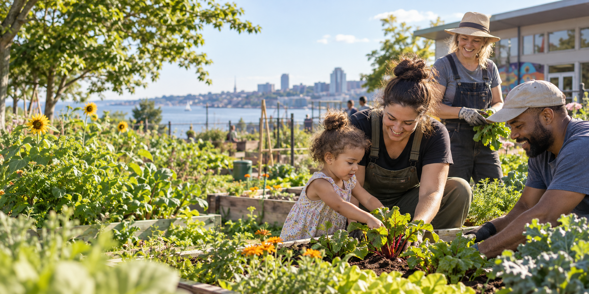 Harbourlight Community Gardens banner